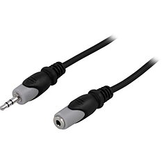 Deltaco Ljudkabel, 3,5mm ha - ho, 5m