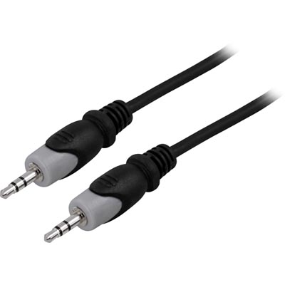 Deltaco Ljudkabel, 3,5mm ha - ha, 3m