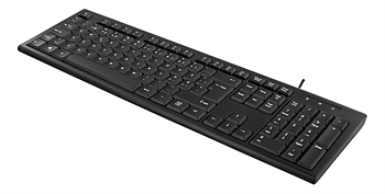 Deltaco Tangentbord, nordisk layout, USB, 1,1m kabel, svart