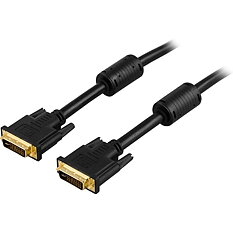 Deltaco DVI monitorkabel Dual Link, DVI-I ha - ha 2m