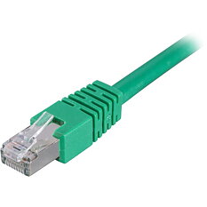 Deltaco F/UTP Cat6 patchkabel, 2m, grön