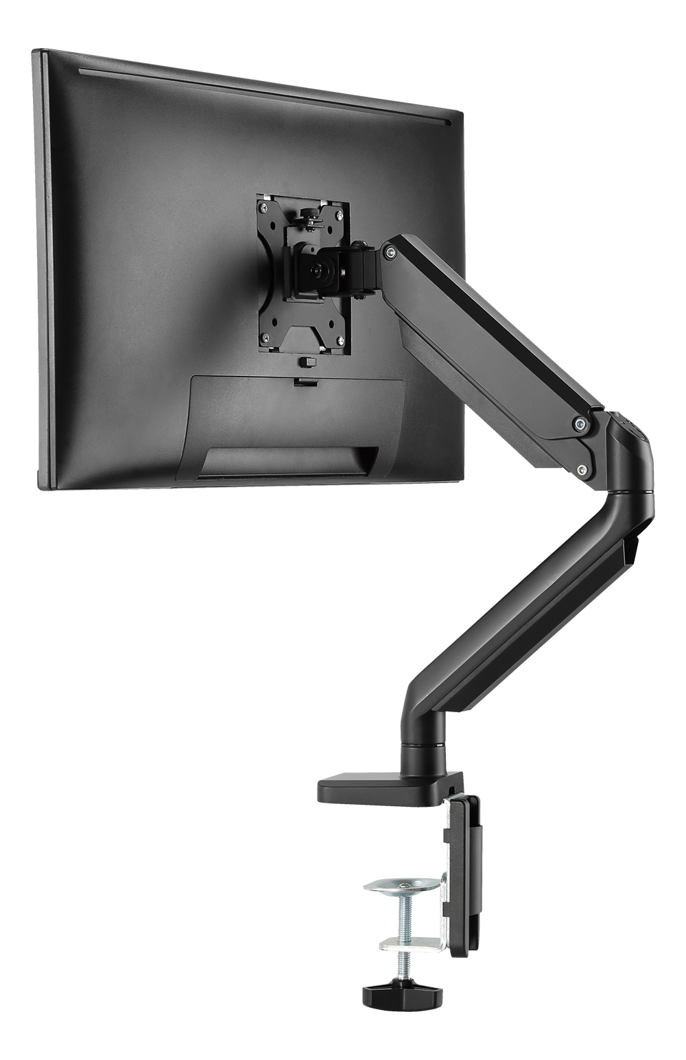 Deltaco Office Premium monitor arm med gasfjäder, 17"-32", svart - 7
