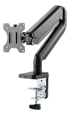 Deltaco Office Premium monitor arm med gasfjäder, 17"-32", svart