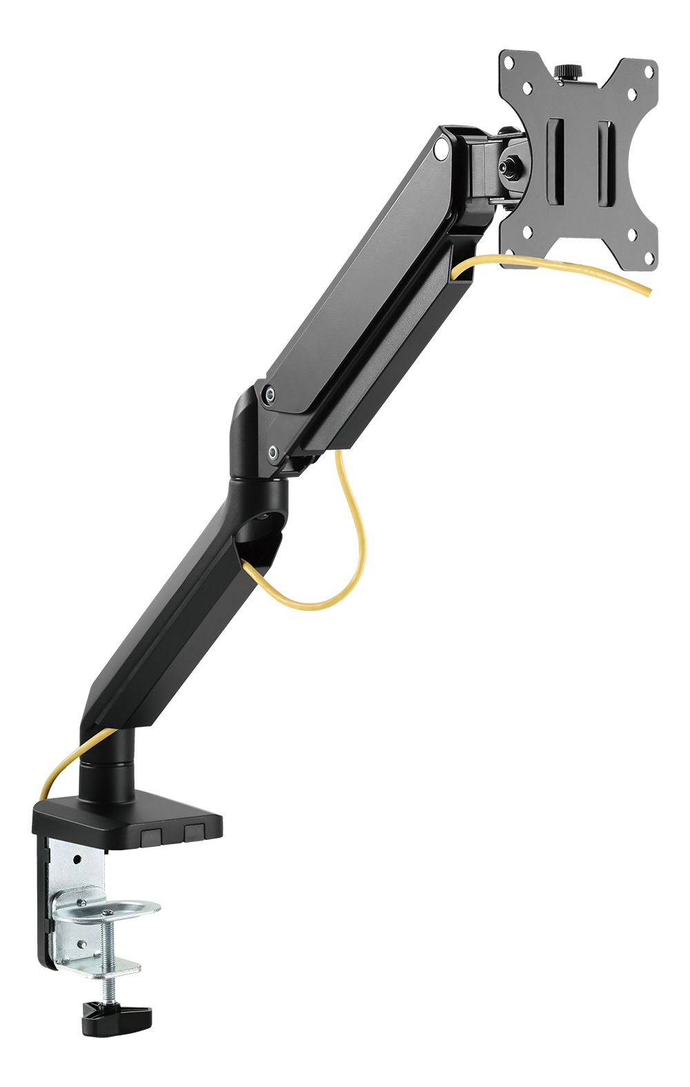 Deltaco Office Premium monitor arm med gasfjäder, 17"-32", svart - 4