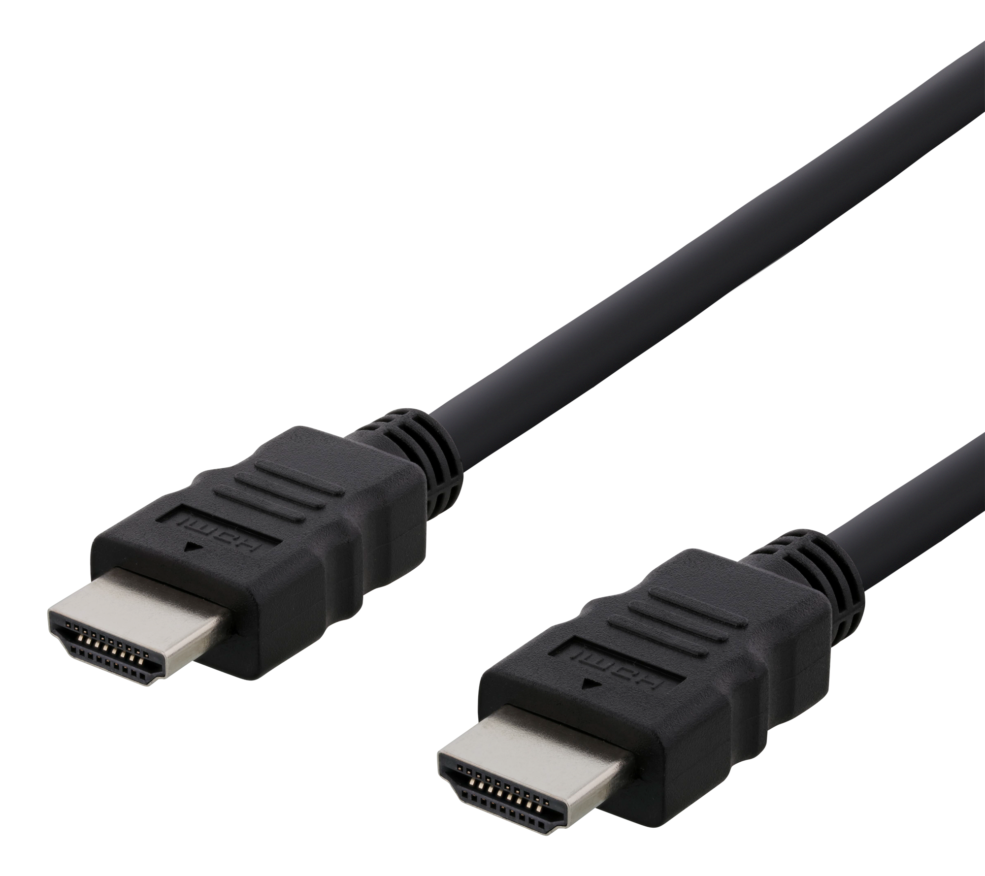 Deltaco HDMI-kabel, 1m, 4K, svart