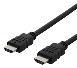 Deltaco HDMI-kabel, 1m, 4K, svart