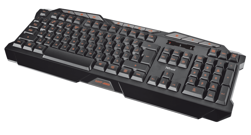 TRUST GXT 280 18 Gaming Keyboard, usb - 2