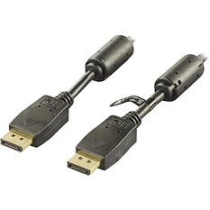 Deltaco DisplayPort monitorkabel, 3m, svart