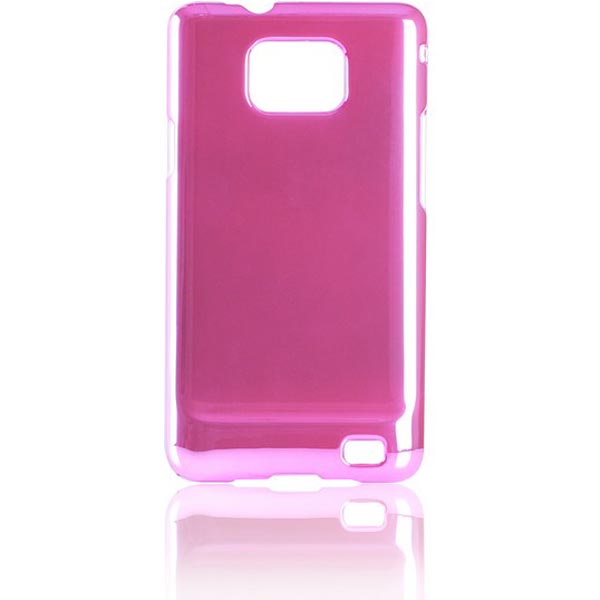 CDN Galactic, hårdplastskal för Samsung Galaxy S II, rosa metallic