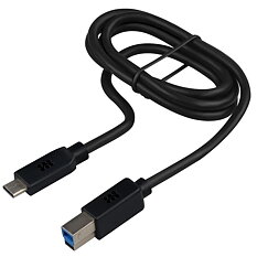 Promate uniLink-CB - USB 3.1 Typ C ha - Typ B ha kabel, gen 1, 60W, 5Gbps, 1m, svart
