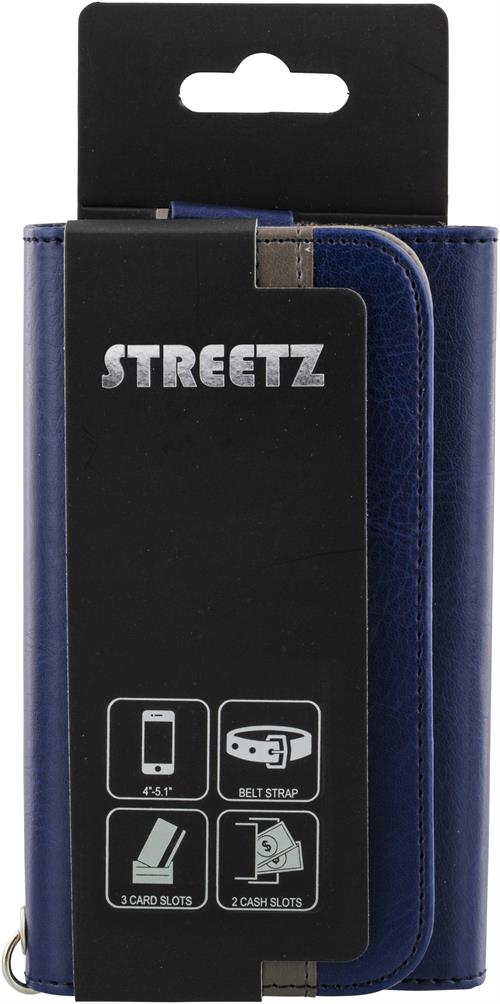 STREETZ plånboksfodral för 4-5,1"-smartphones, konstläder - 4