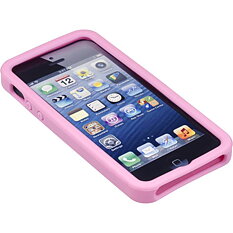 Deltaco sillikonskal till iPhone 5, rosa