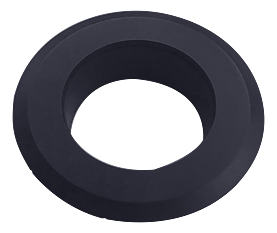 80mm ram för skrivbordshubbar, 80mm, svart