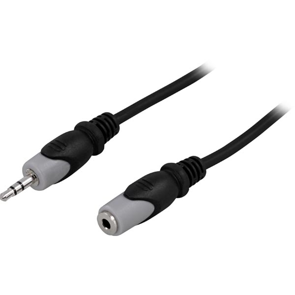 Deltaco Ljudkabel, 3,5mm ha-ho, 15m