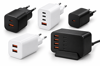 USB-väggladdare & laddstationer