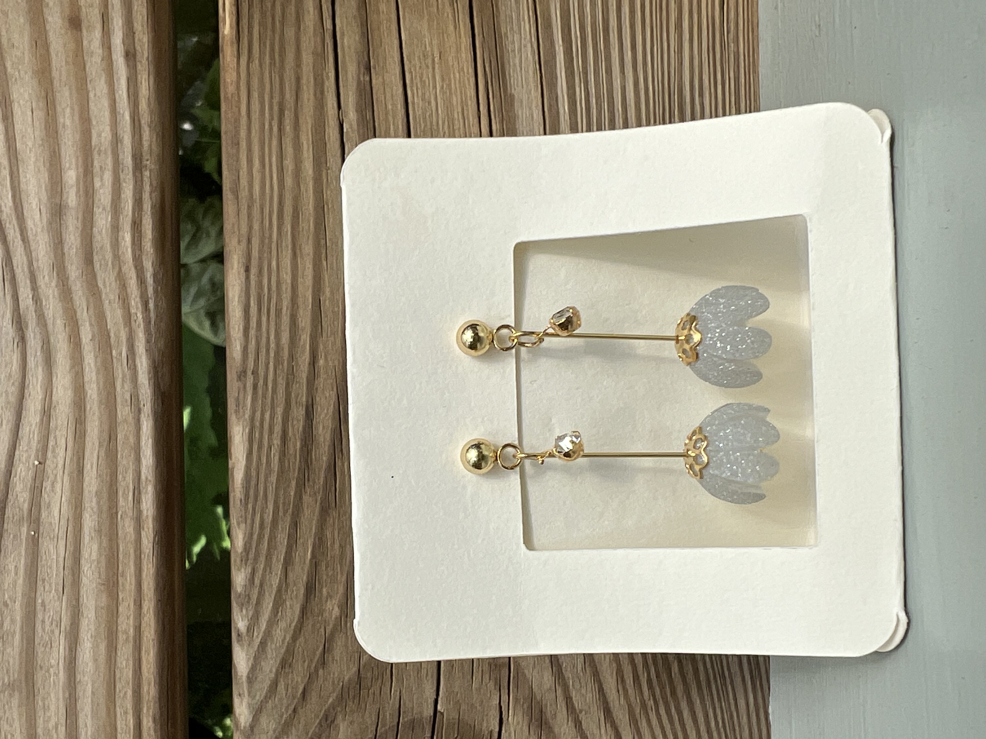 Flowerclock, silver