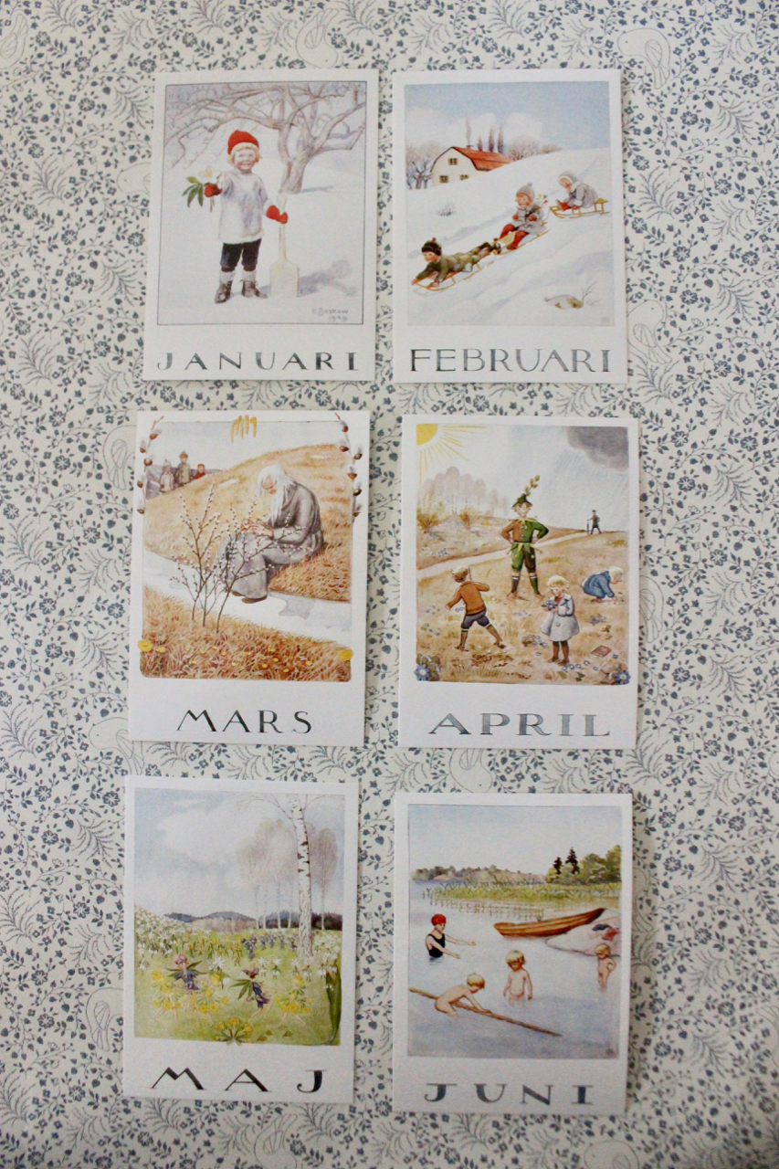 Elsa Beskow månadsbild - 3
