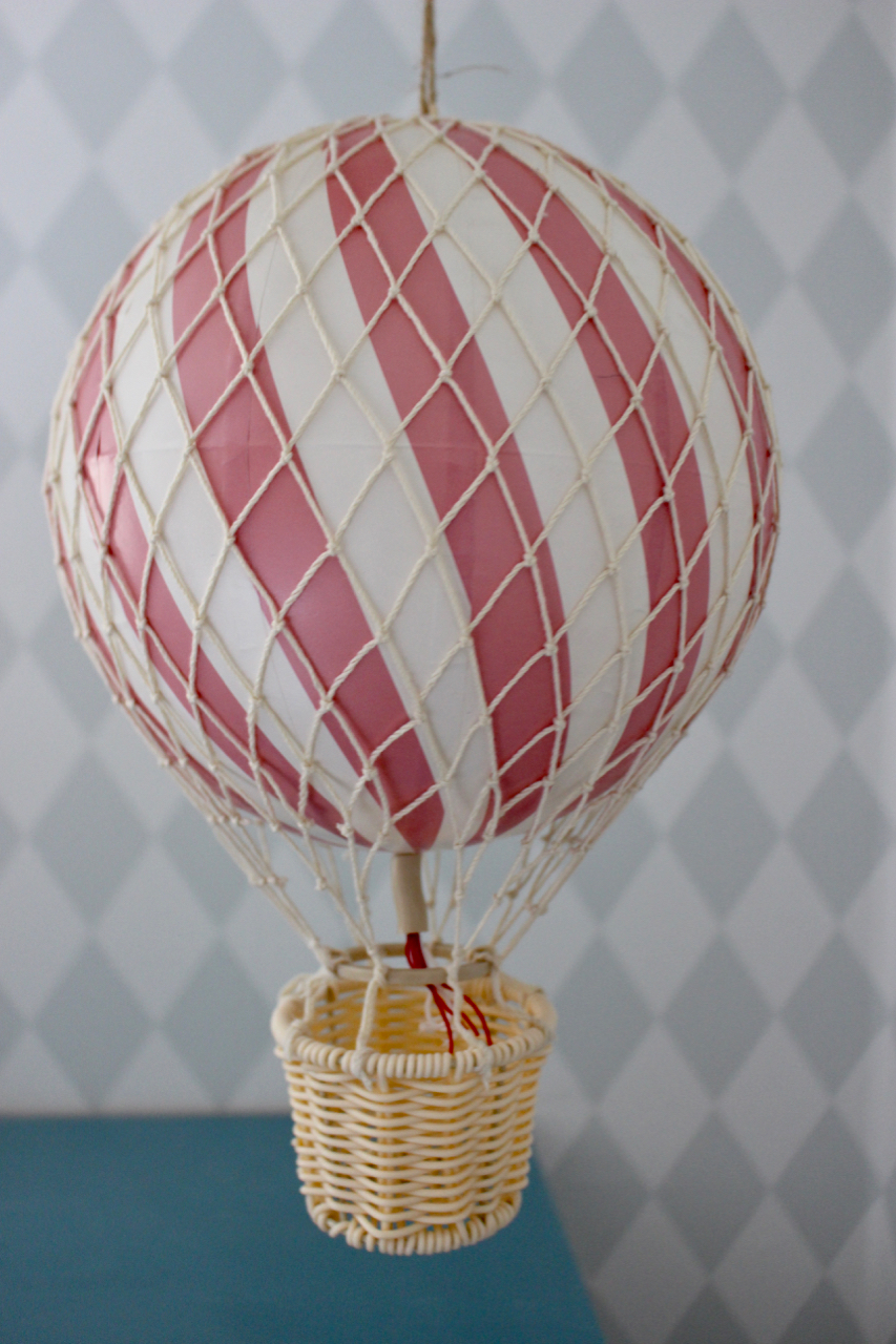 Stor luftballong, rosa
