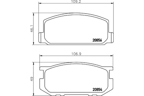 BROMSKLOTSSATS - 2