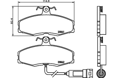 BROMSKLOTSSATS - 2