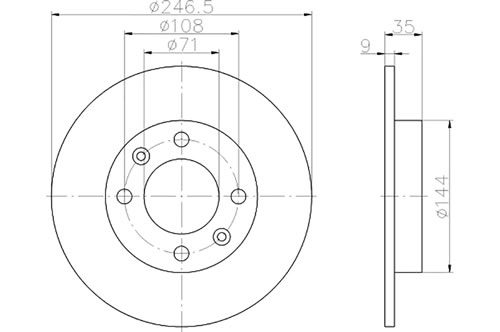 BROMSSKIVA - 2