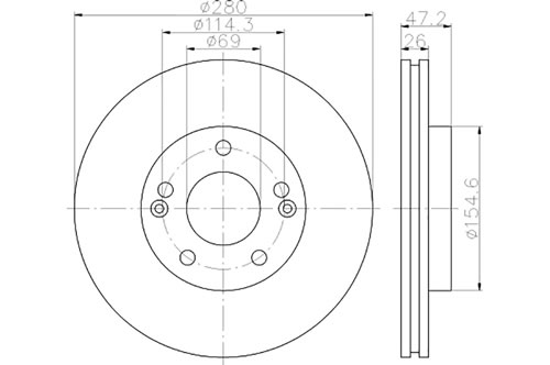 BROMSSKIVA - 2