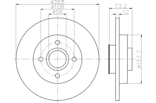 BROMSSKIVA - 2