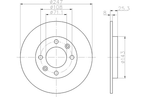 BROMSSKIVA - 2