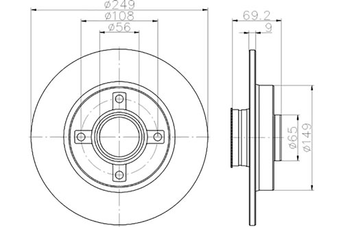 BROMSSKIVA - 2
