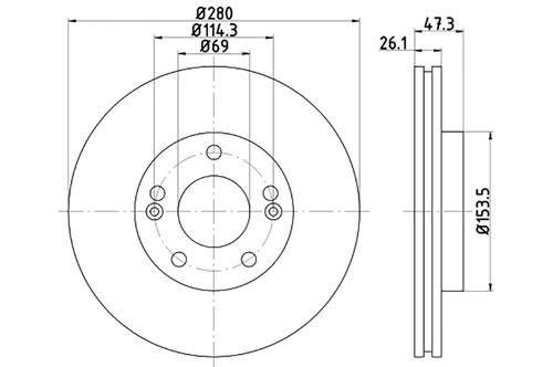 BROMSSKIVA - 2