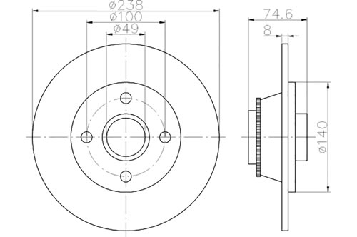 BROMSSKIVA - 2