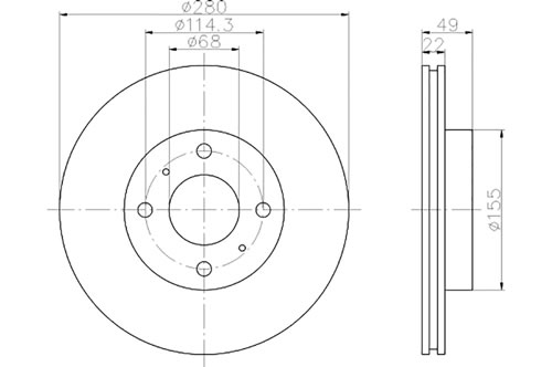 BROMSSKIVA - 2