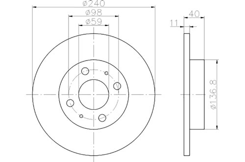 BROMSSKIVA - 2