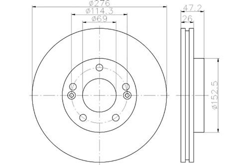 BROMSSKIVA - 2