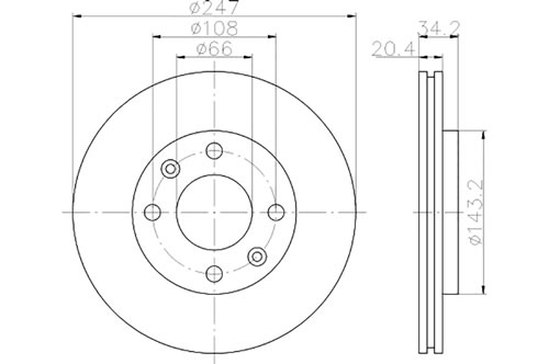 BROMSSKIVA - 2