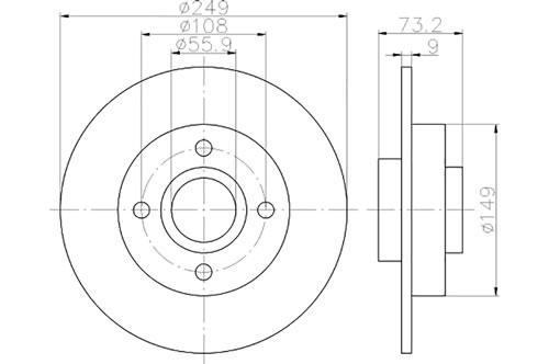 BROMSSKIVA - 2