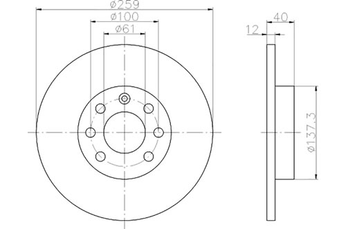 BROMSSKIVA - 2