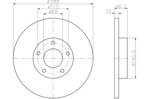 BROMSSKIVA - 2