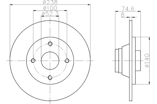 BROMSSKIVA - 2