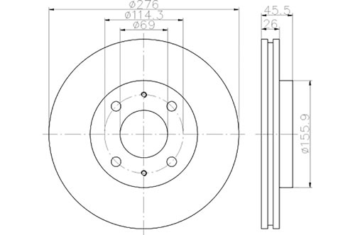 BROMSSKIVA - 2