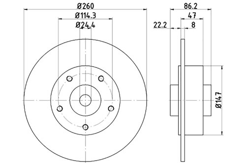 BROMSSKIVA - 2