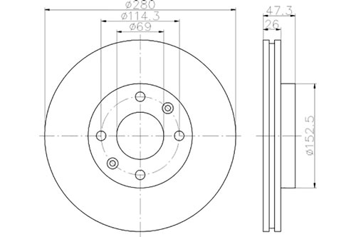 BROMSSKIVA - 2