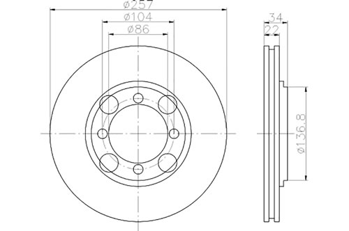 BROMSSKIVA - 2