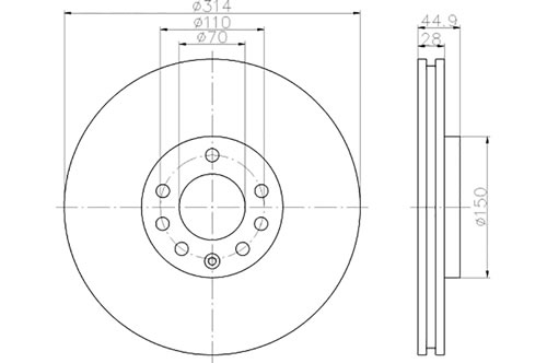 BROMSSKIVA - 2
