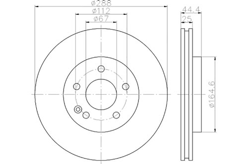 BROMSSKIVA - 2
