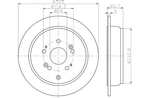 BROMSSKIVA - 2