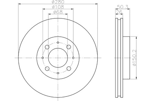 BROMSSKIVA - 2