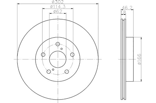 BROMSSKIVA - 2