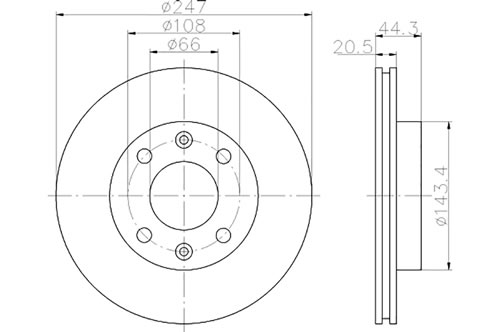 BROMSSKIVA - 2