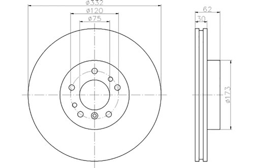 BROMSSKIVA - 2